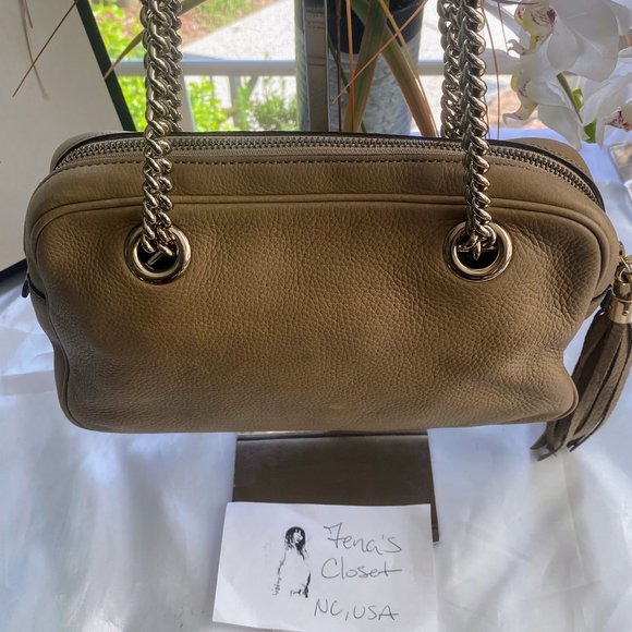 Gucci Soho Neude Leather Shoulder Bag - Picture 7 of 16